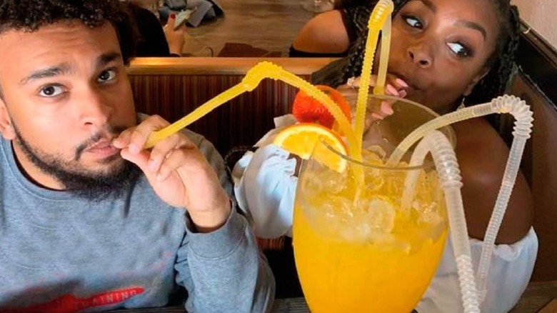 giant mimosa cocktail in Las Vegas