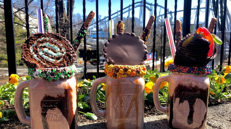 Hersheypark king sized giant milkshakes candy