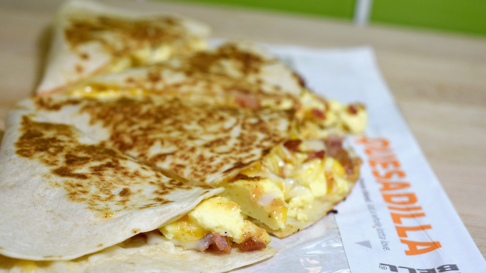 Taco Bell breakfast quesadilla on the secret menu