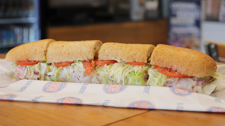 submarine sandwich from Jersey Mikes