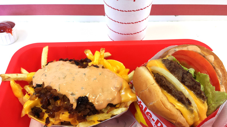 In-N-Out Burger meal