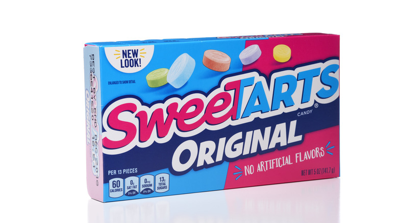 Box of SweeTARTS candy 