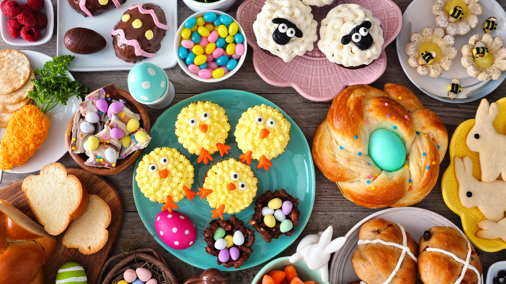 Easter Treats on a Table