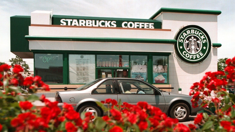 Starbucks coffee drive through