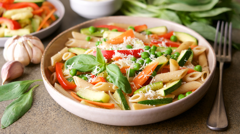 Bowl of Pasta Primavera 