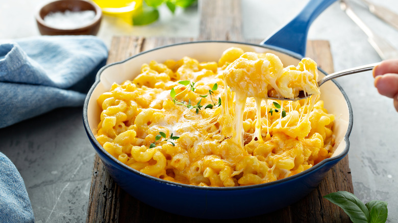 Pan of Macaroni and Cheese