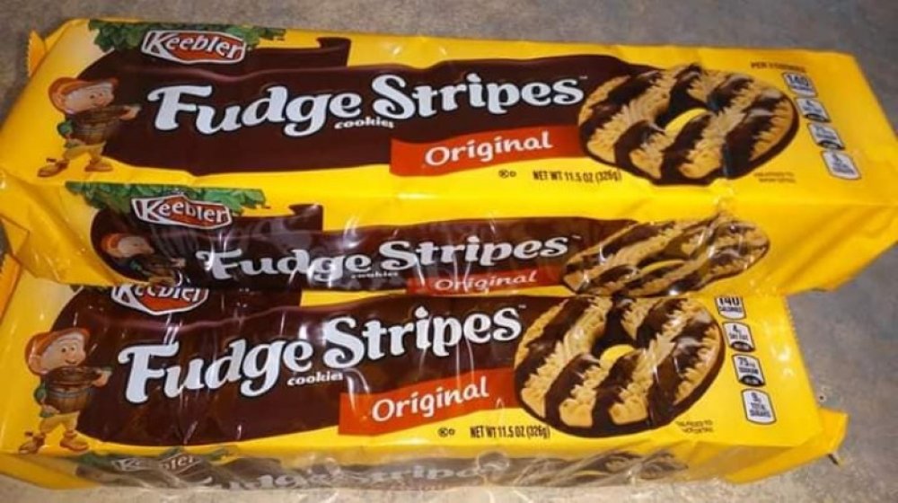 Keebler Fudge Stripes, a grocery store cookie