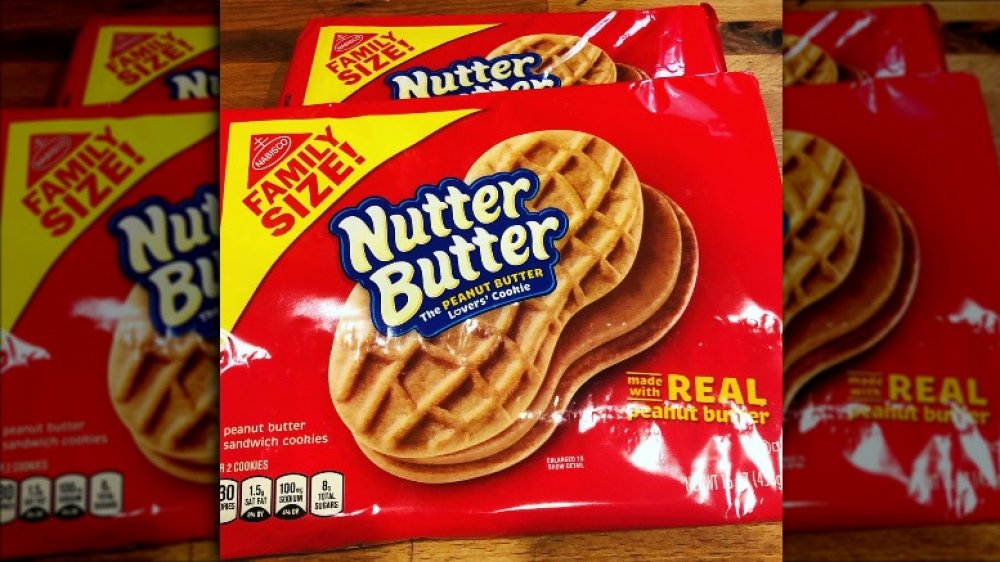 Nutter Butter, a grocery store cookie