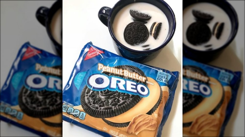 Peanut Butter Oreos, a grocery store cookie