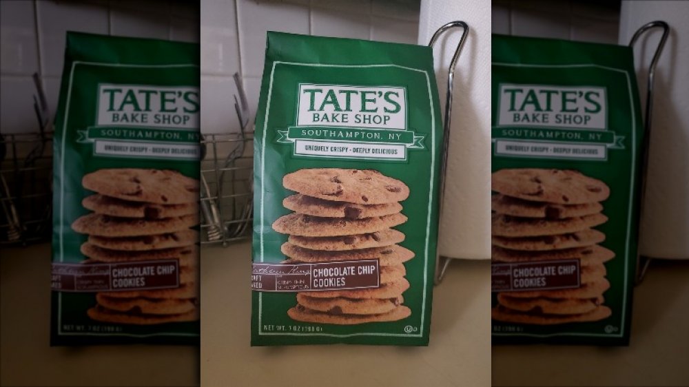 Tate's cookies, a grocery store cookie