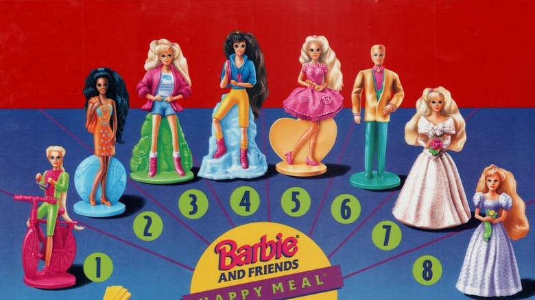 Barbie minis from happy meals