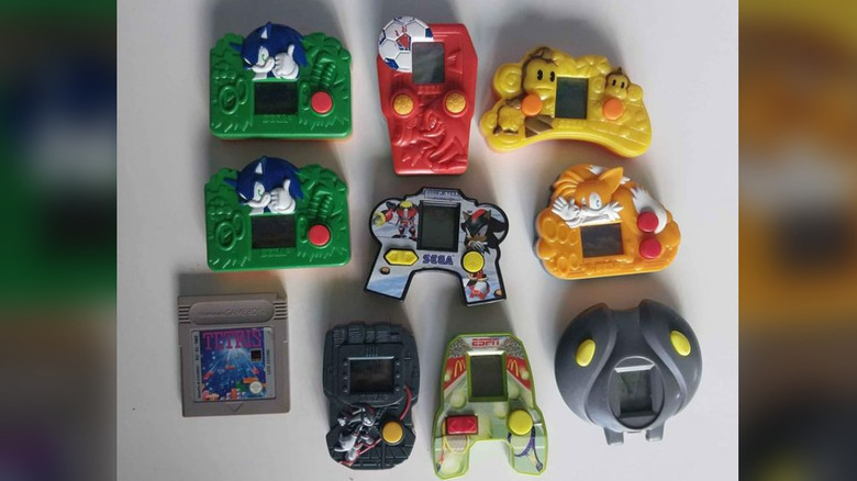 SEGA games from 2000's happy meals