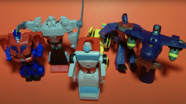 Transformer toys from McDonald's