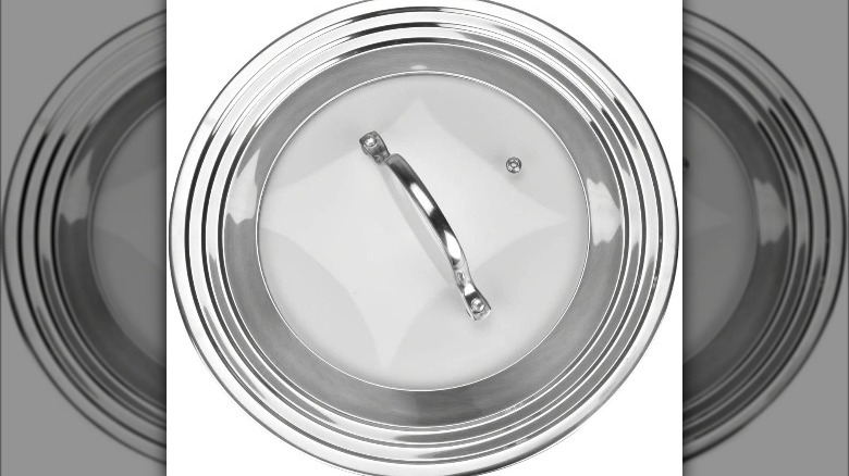 universal pot lid with glass