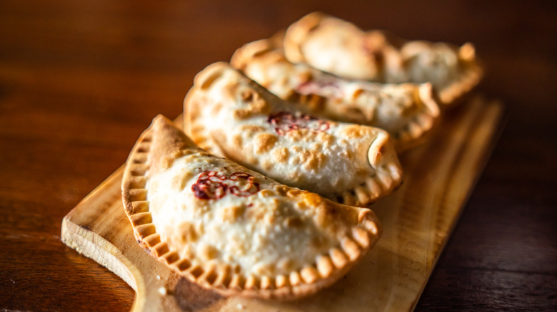 tray of empanadas