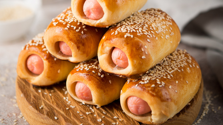 sausages rolled in dough