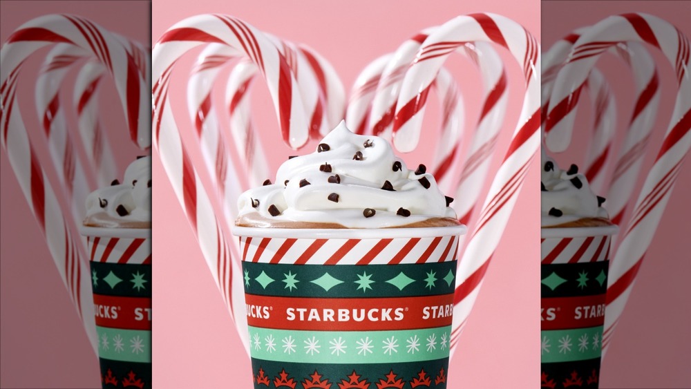 Starbucks peppermint mocha