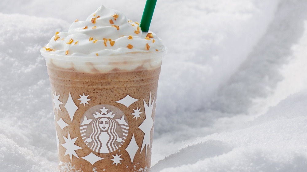 Starbucks caramel brulee frap