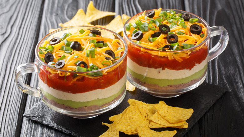 7-layer dip with chips