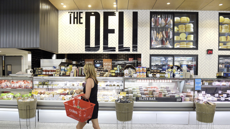 deli section in grocery store