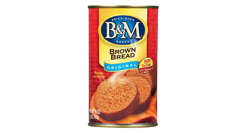 Brown bread from a can