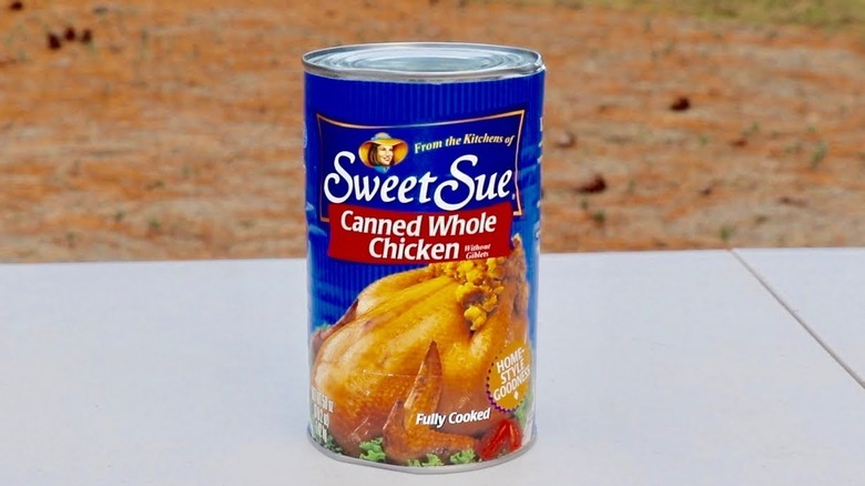 Sweet Sue's chicken in can