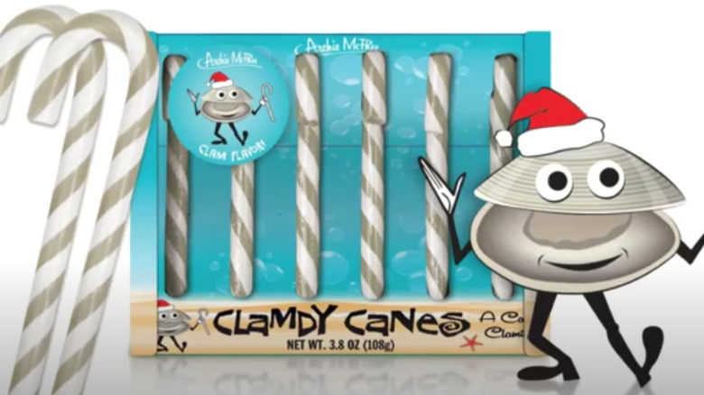 A box of Clamdy Canes