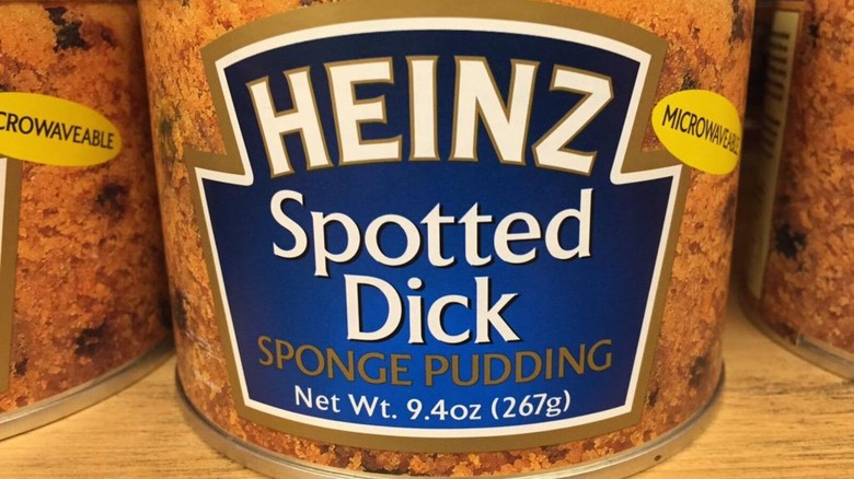 A can of Heinz Spotted Dick