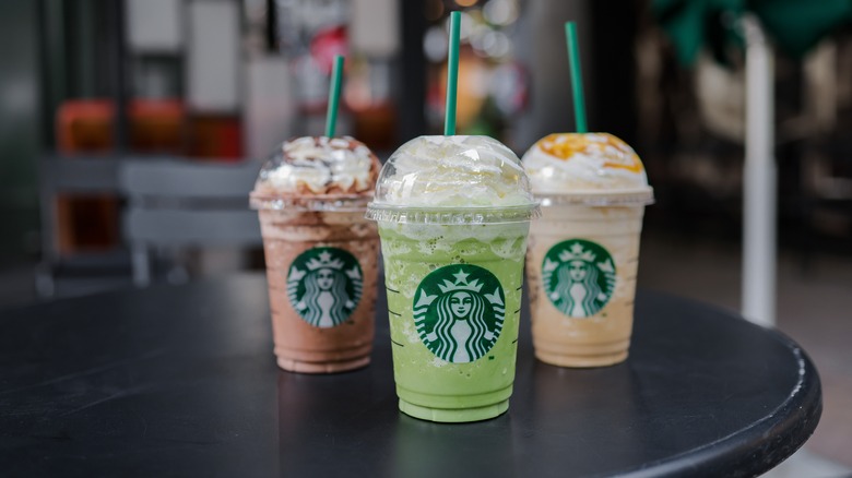 trendy starbucks coffee drinks