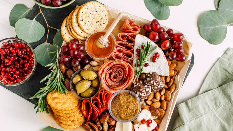 charcuterie snack board