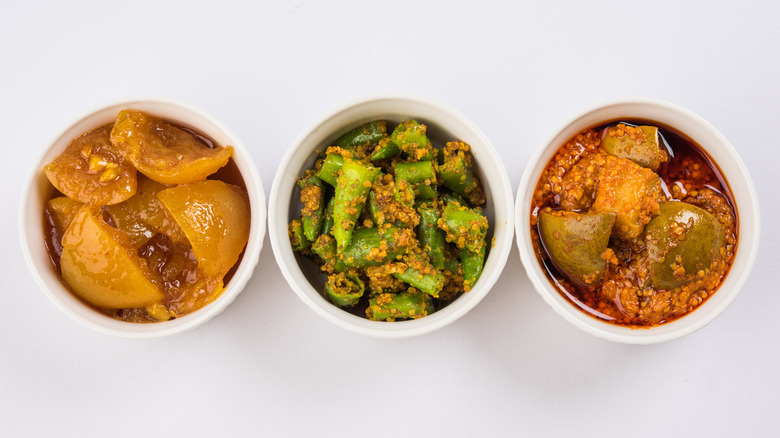 three types of indian pickle