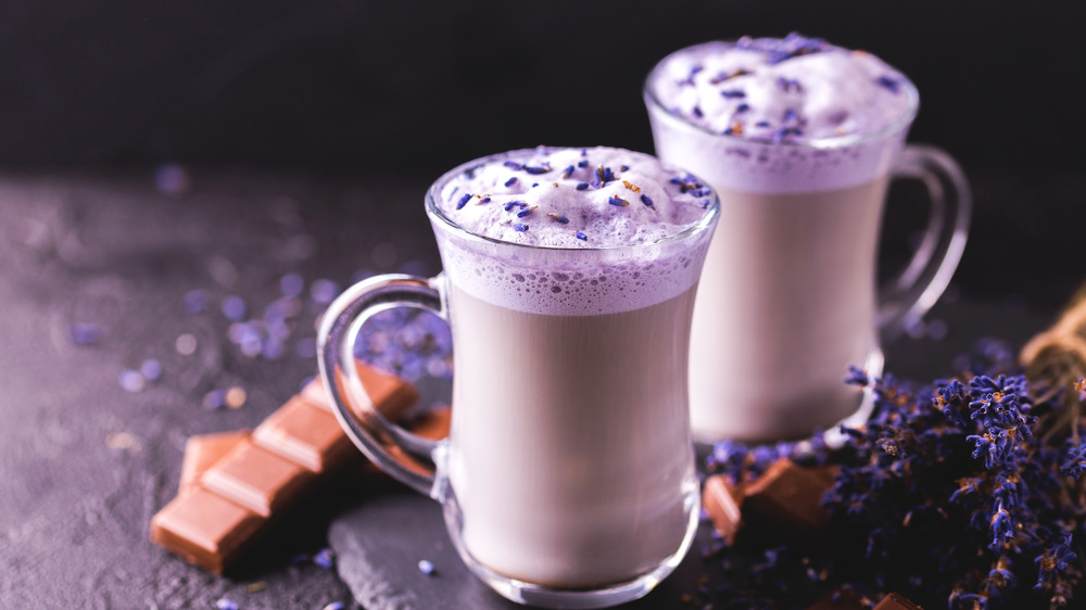 Lavender latte