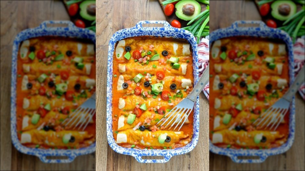 Easy Beef Enchiladas 