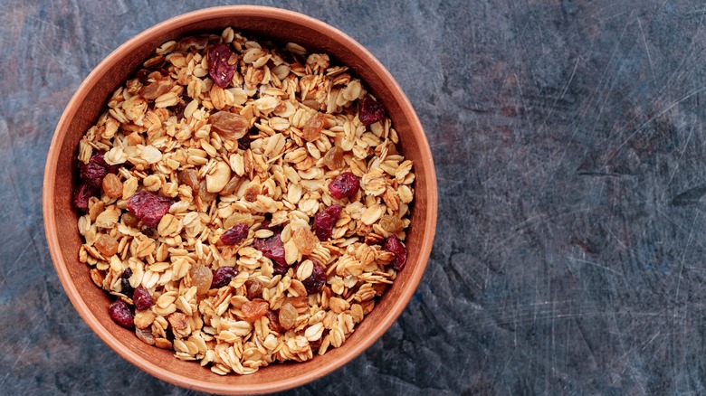 bowl of granola