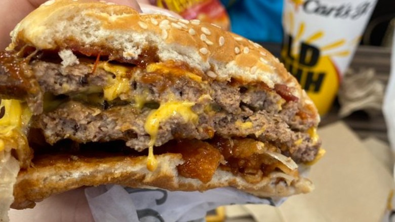 Carl's Jr. Double Western Cheeseburger