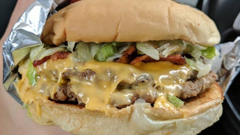 SuperSONIC bacon double cheeseburger 