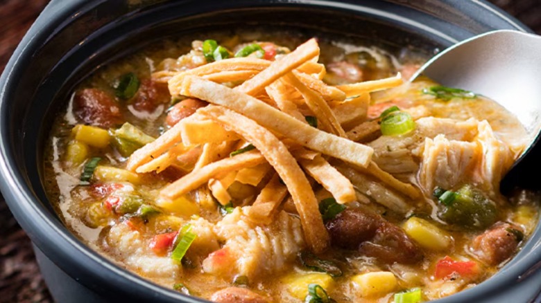 Chicken tortilla soup from LongHorn