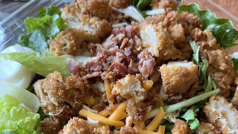 Chick-Fil-A cobb salad closeup