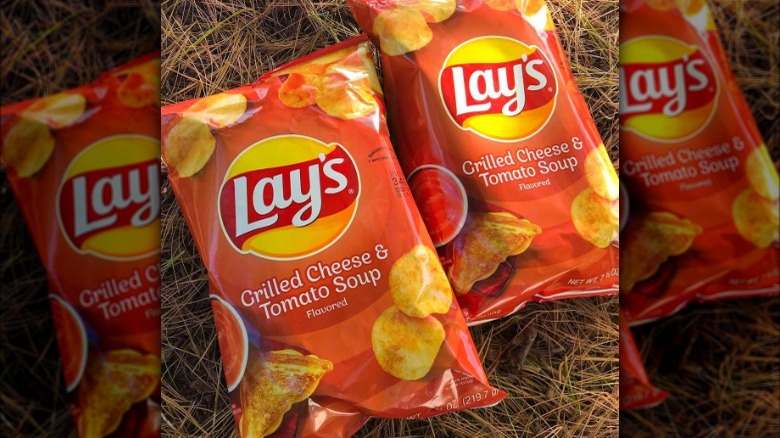 bags of grilled cheese chips