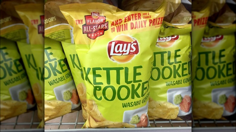 Lay's wasabi kettle cooked chips