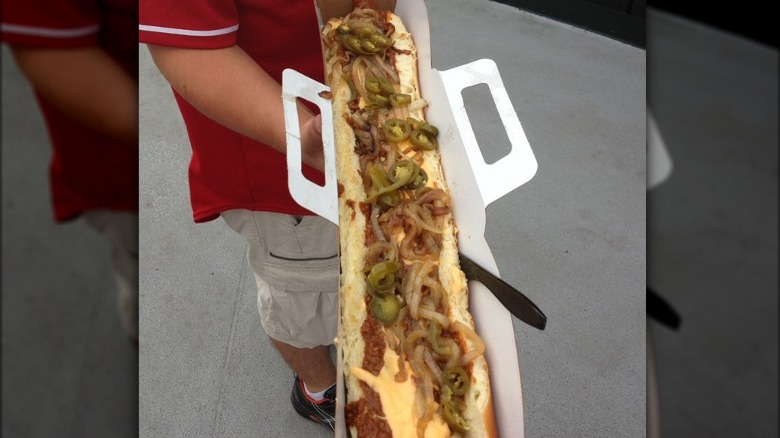 boomstick hot dog texas rangers