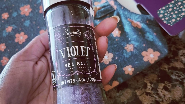 Violet sea salt