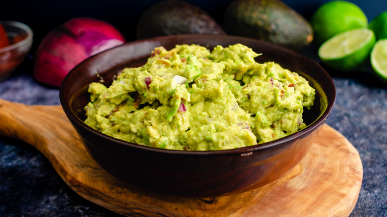 bowl of guacamole