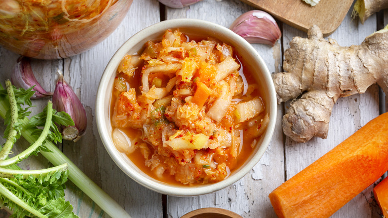 bowl of kimchi