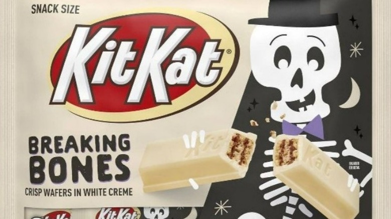 Bag of Kit Kat Breaking Bones