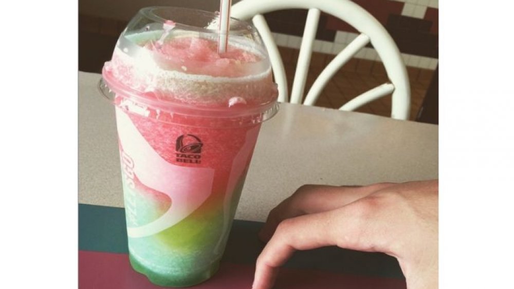 Taco Bell Tie Dye Freeze