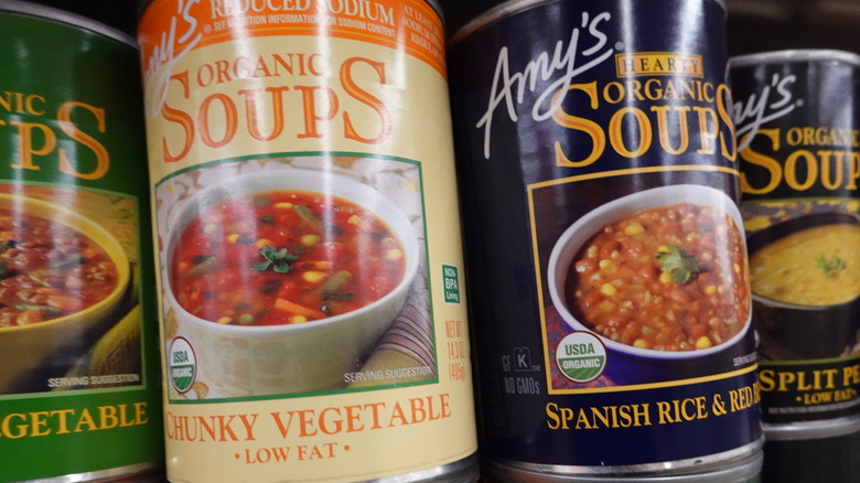 USDA certified organic soups 