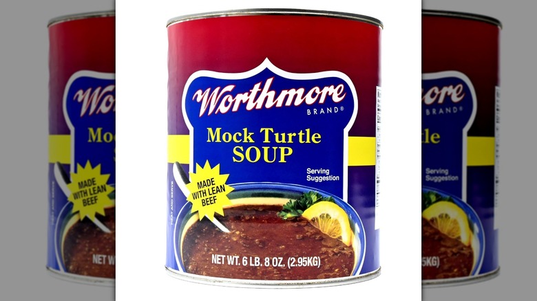 Worthmore canned mock turtle soup