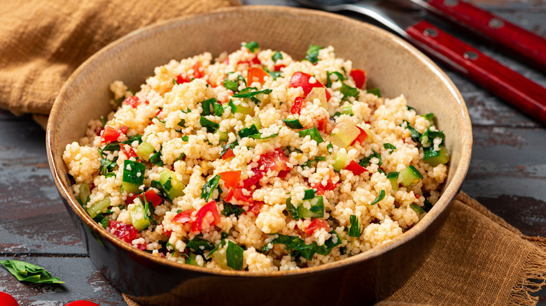 Tabbouleh salad made with couscous