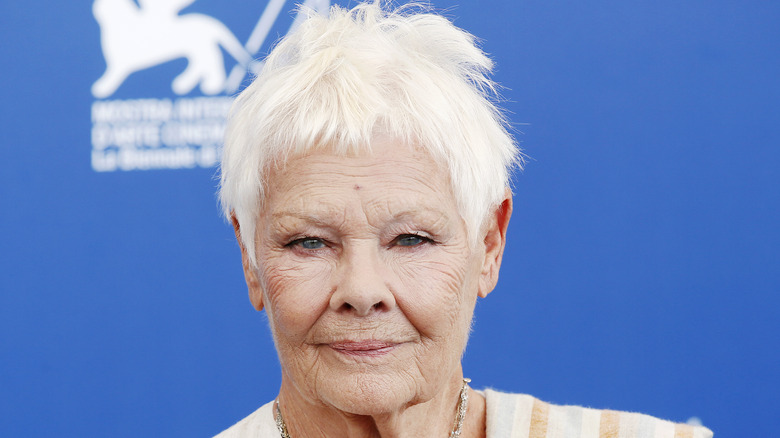 Dame Judy Dench pursed lips